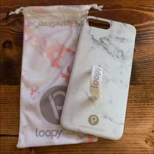 Marble iPhone 8+ Loopy Case